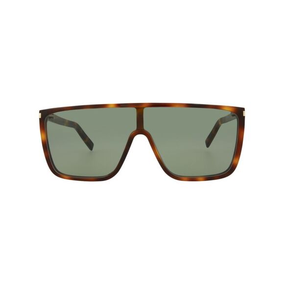 Saint Laurent Shield-Frame Acetate Sunglasses